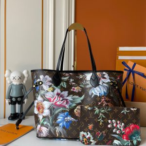 ルイ・ヴィトン モノグラム・ブロッサム ネヴァーフル MM ＆ ポーチ バッグ M28918