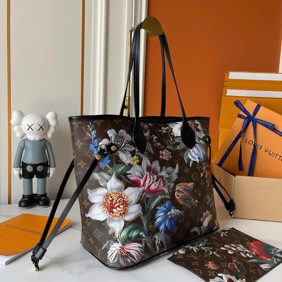 ルイ・ヴィトン モノグラム・ブロッサム ネヴァーフル MM & ポーチ バッグ M28918 - 画像 (2)