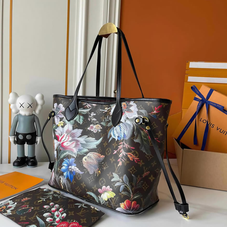 ルイ・ヴィトン モノグラム・ブロッサム ネヴァーフル MM & ポーチ バッグ M28918 - 画像 (3)