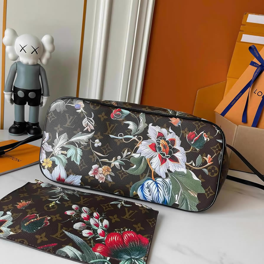 ルイ・ヴィトン モノグラム・ブロッサム ネヴァーフル MM & ポーチ バッグ M28918 - 画像 (6)