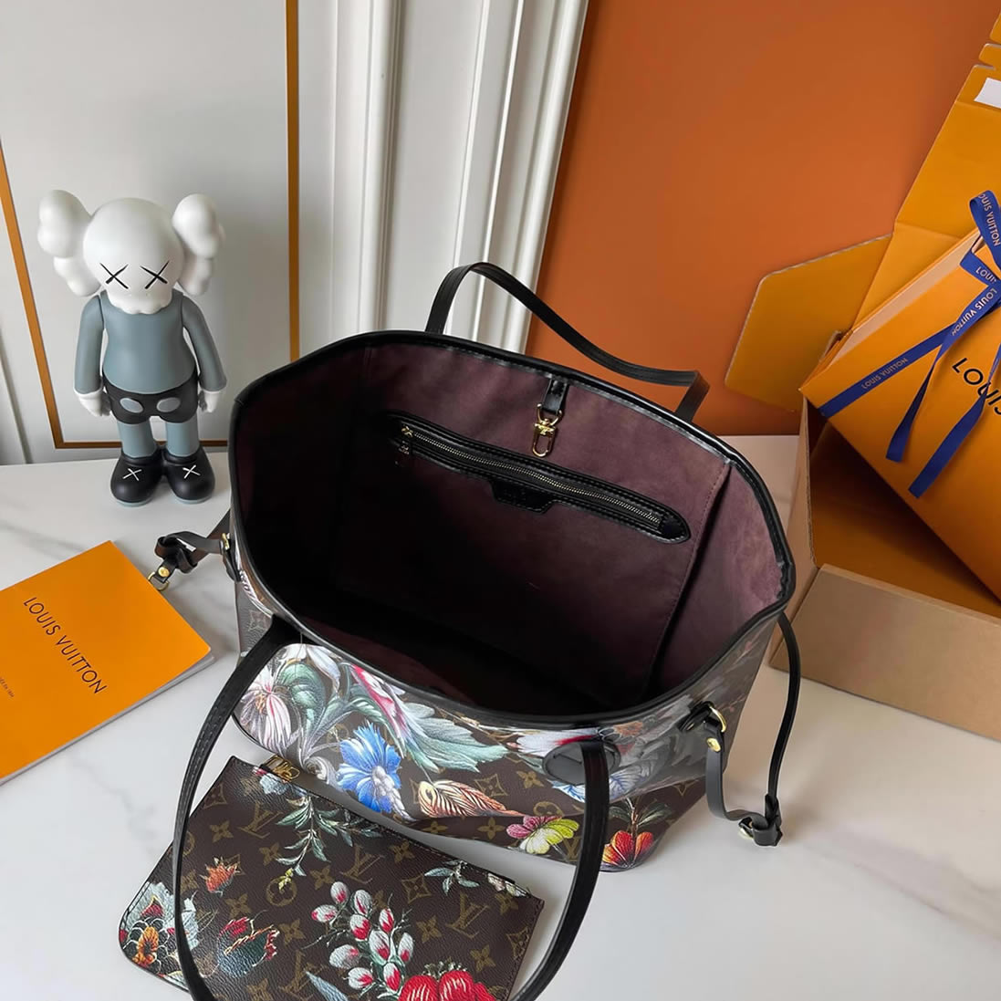 ルイ・ヴィトン モノグラム・ブロッサム ネヴァーフル MM & ポーチ バッグ M28918 - 画像 (8)