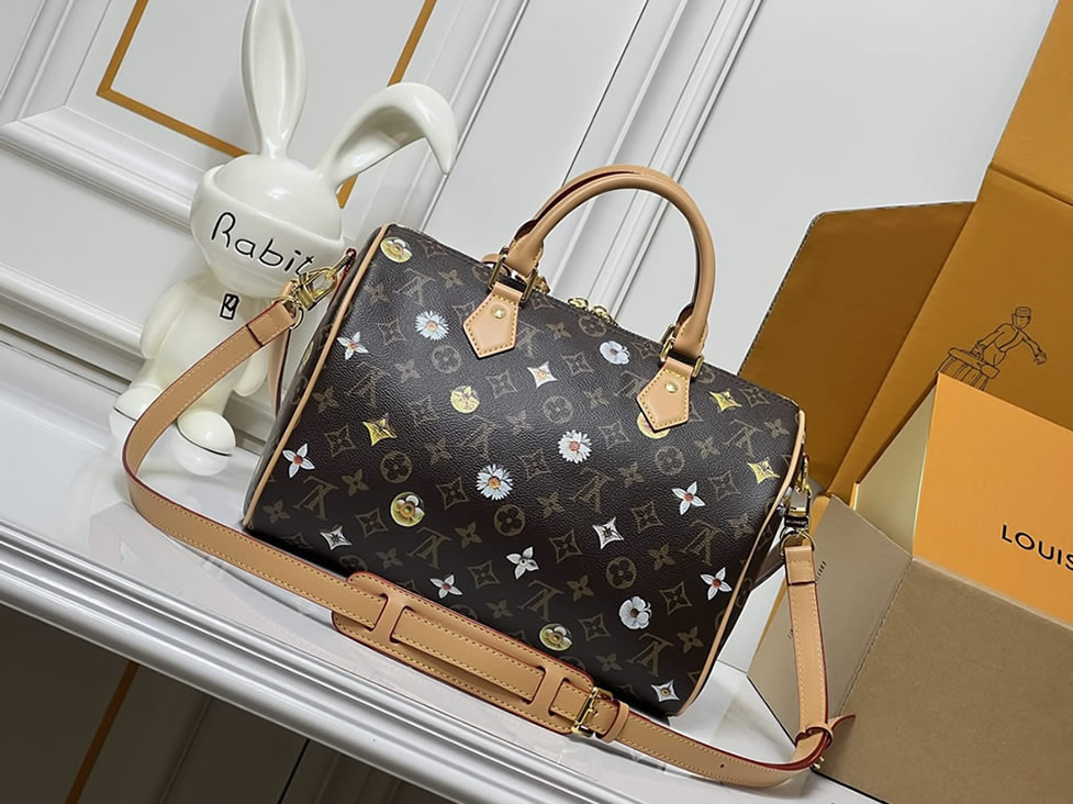 ルイ・ヴィトン モノグラム・ブロッサム スピーディ・バンドリエール バッグ デイジー M27566 - 画像 (5)