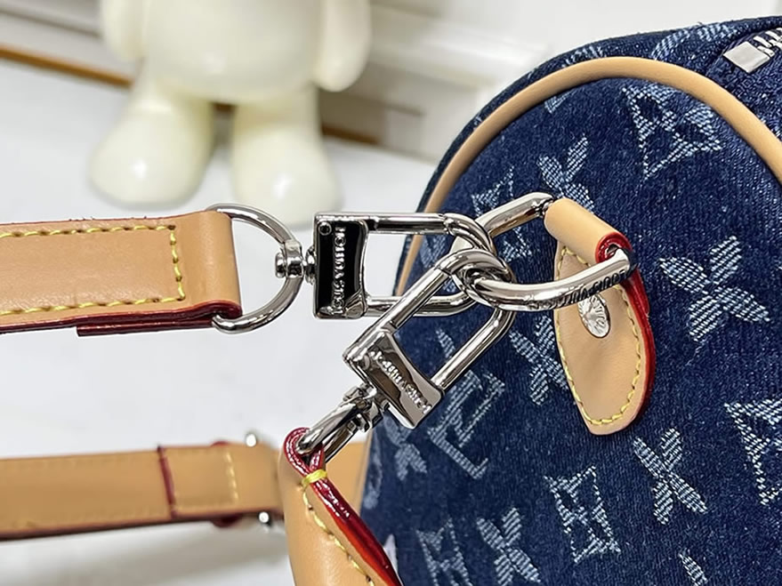 ルイ・ヴィトン モノグラム・デニム スピーディ・バンドリエール バッグ デイジー M27566 - 画像 (4)