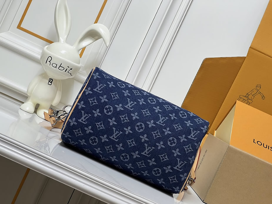 ルイ・ヴィトン モノグラム・デニム スピーディ・バンドリエール バッグ デイジー M27566 - 画像 (7)