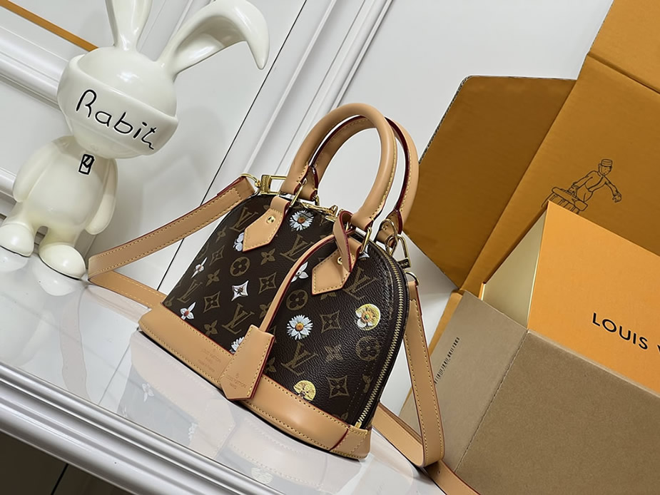 ルイ・ヴィトン モノグラム・ブロッサム アルマ BB バッグ デイジー M53152 - 画像 (3)