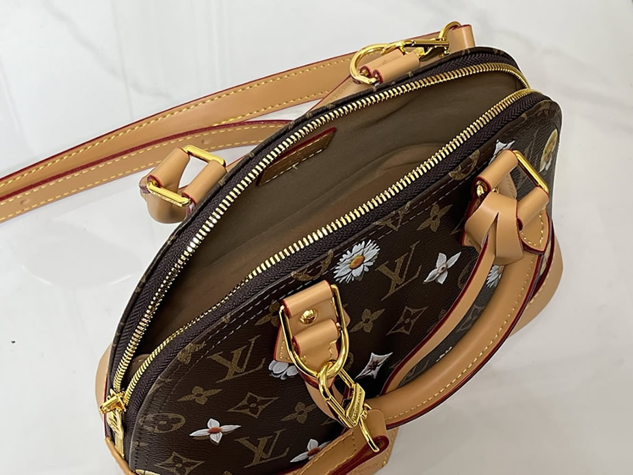 ルイ・ヴィトン モノグラム・ブロッサム アルマ BB バッグ デイジー M53152 - 画像 (8)