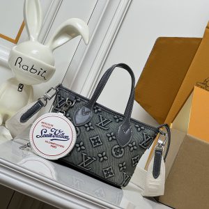 ルイ・ヴィトン モノグラム・デニム オンザゴー バッグ M46705