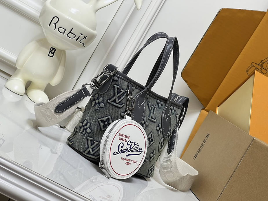 ルイ・ヴィトン モノグラム・デニム オンザゴー バッグ M46705 - 画像 (2)