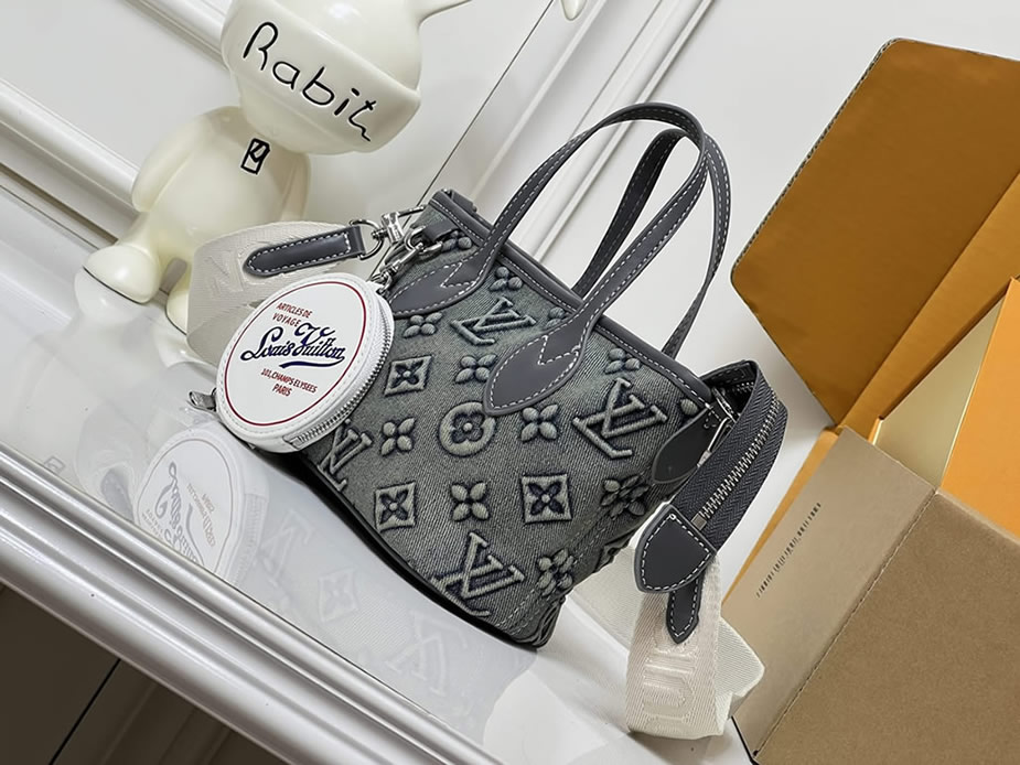 ルイ・ヴィトン モノグラム・デニム オンザゴー バッグ M46705 - 画像 (3)