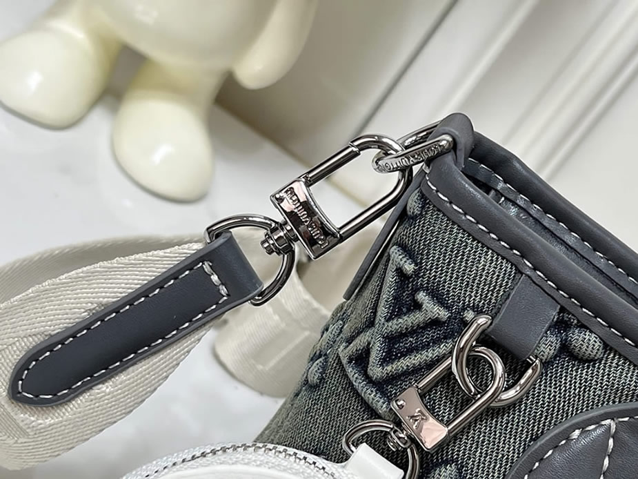 ルイ・ヴィトン モノグラム・デニム オンザゴー バッグ M46705 - 画像 (5)