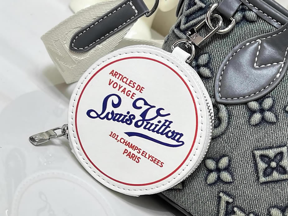 ルイ・ヴィトン モノグラム・デニム オンザゴー バッグ M46705 - 画像 (6)