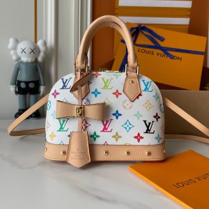 ルイ・ヴィトン モノグラム・マルチカラー アルマ BB バッグ ホワイト M13078