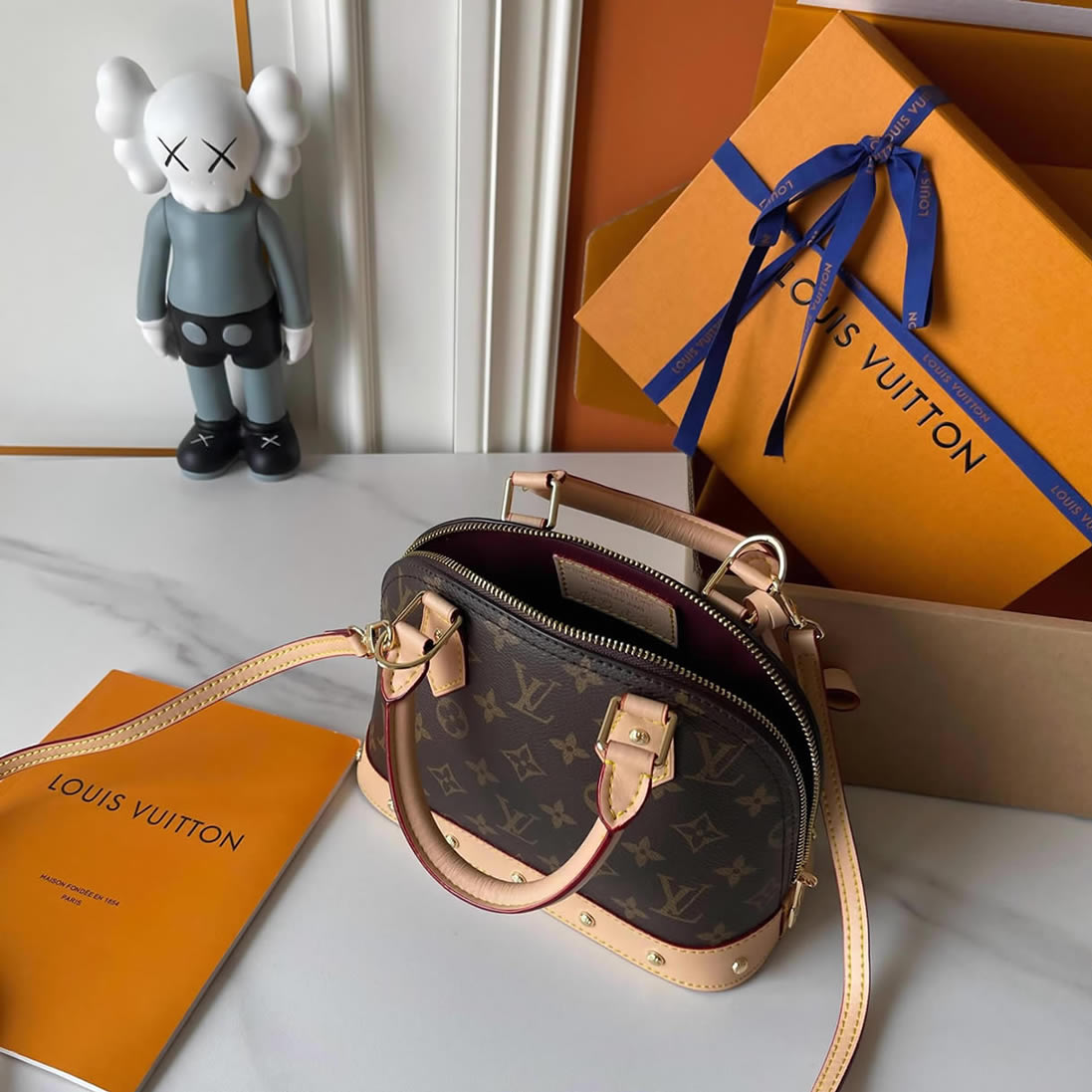 ルイ・ヴィトン モノグラム アルマ BB ボウ・アクセント M53152 - 画像 (8)