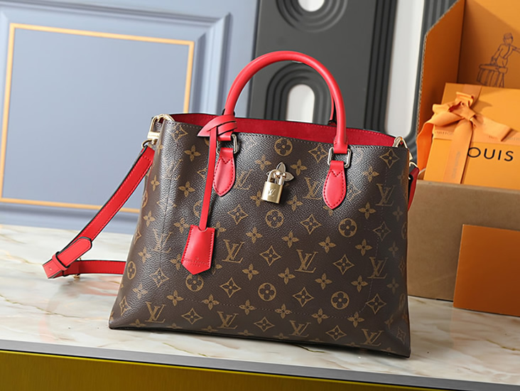 ルイ・ヴィトン モノグラム ロックイット MM ルージュ M43550