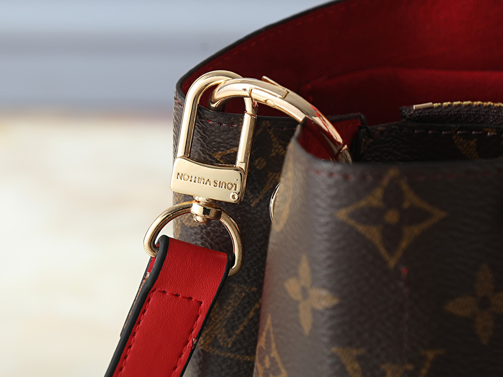 ルイ・ヴィトン モノグラム ロックイット MM ルージュ M43550 - 画像 (6)