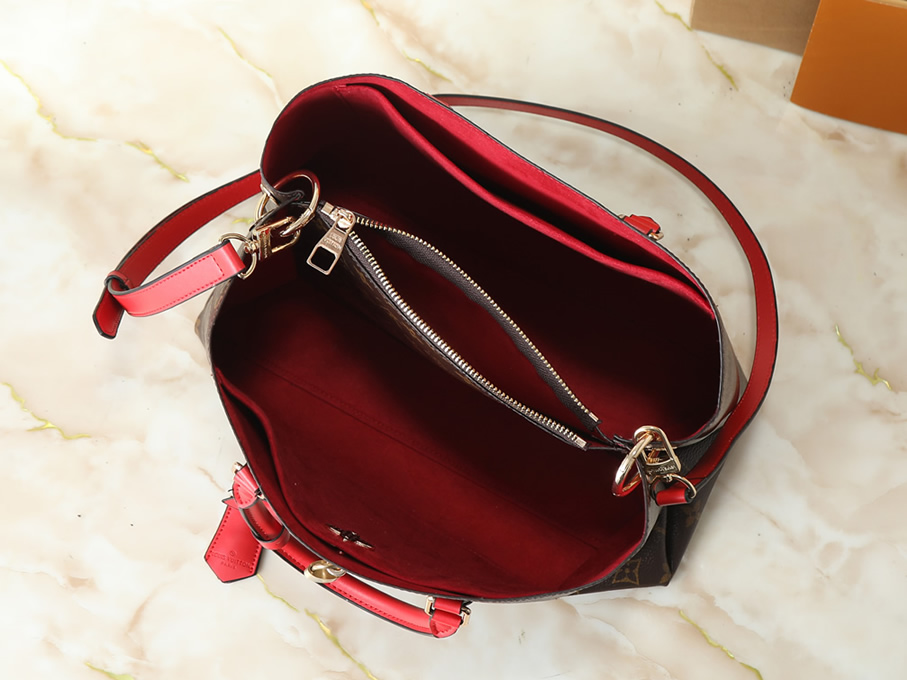 ルイ・ヴィトン モノグラム ロックイット MM ルージュ M43550 - 画像 (9)