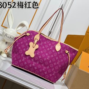 ルイ・ヴィトン モノグラム ネヴァーフル MM フューシャ M28052