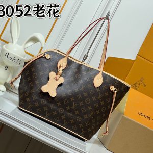 ルイ・ヴィトン モノグラム ネヴァーフル MM マロン M28052