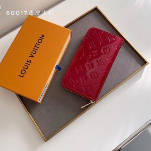 ルイ・ヴィトン モノグラム・ヴェルニ ジッピー・ウォレット スリーズ M60017