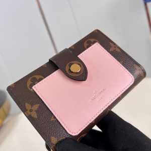 ルイ・ヴィトン モノグラム ジュリエット コンパクトウォレット ローズバレリーヌ M69433