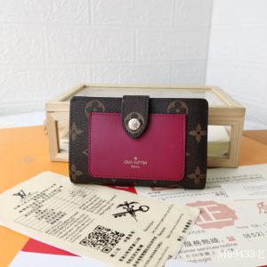 ルイ・ヴィトン モノグラム ジュリエット コンパクトウォレット フューシャ M69433