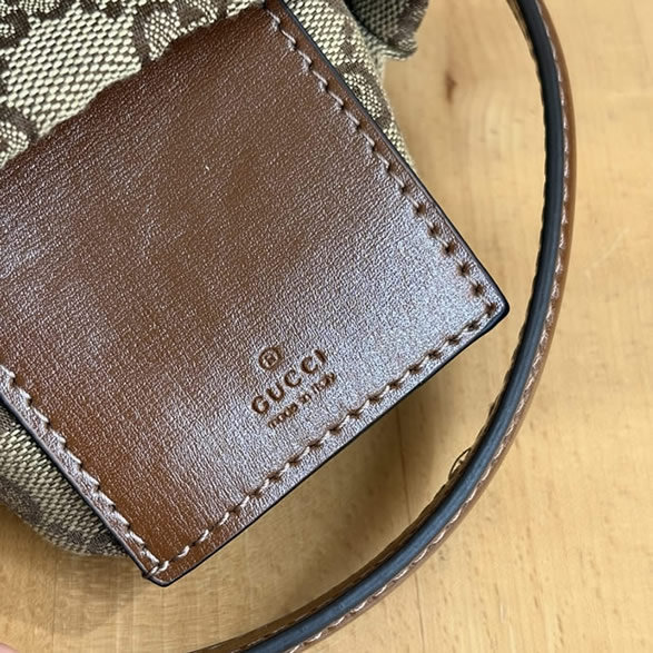 GUCCI アフロディテ ミニ バケットバッグ ブラウン レザー 760201 - 画像 (8)
