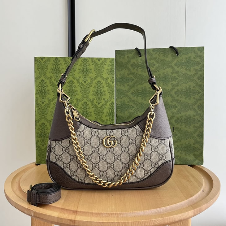 GUCCI オフィディア GG スモール ショルダーバッグ ベージュ エボニー 731817