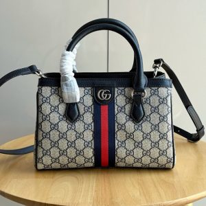 GUCCI オフィディア GG スモール トートバッグ ネイビー 836840