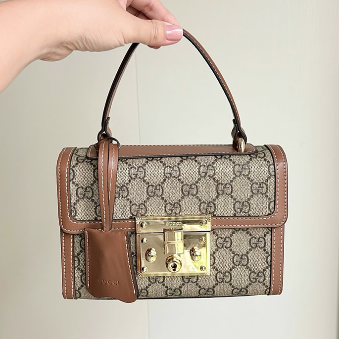 GUCCI パドロック GG スモール トップハンドルバッグ 838999 - 画像 (9)