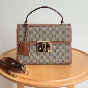 GUCCI パドロック GG ミディアム トップハンドルバッグ 838998
