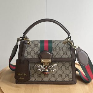 GUCCI クイーン マーガレット GG ミディアム トップハンドルバッグ GU476541