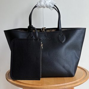 GUCCI グッチ リバーシブル レザー トートバッグ ブラック ラージ GU839112