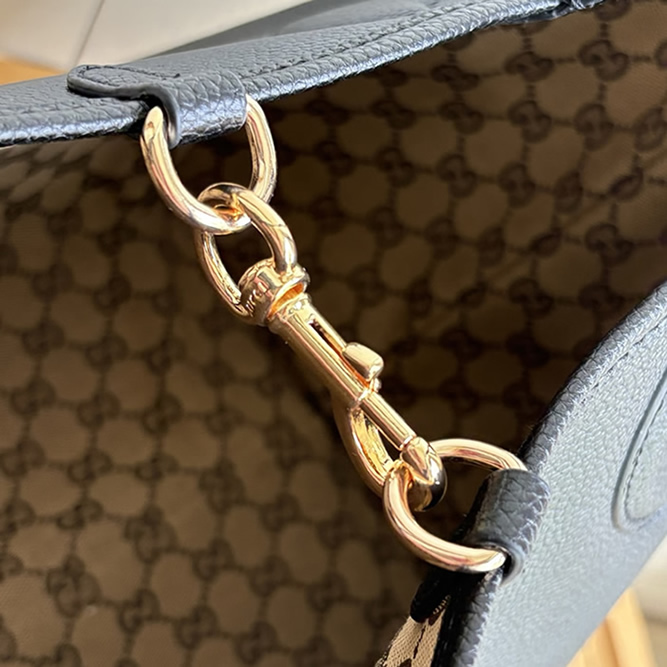 GUCCI グッチ リバーシブル レザー トートバッグ ブラック ラージ GU839112 - 画像 (7)