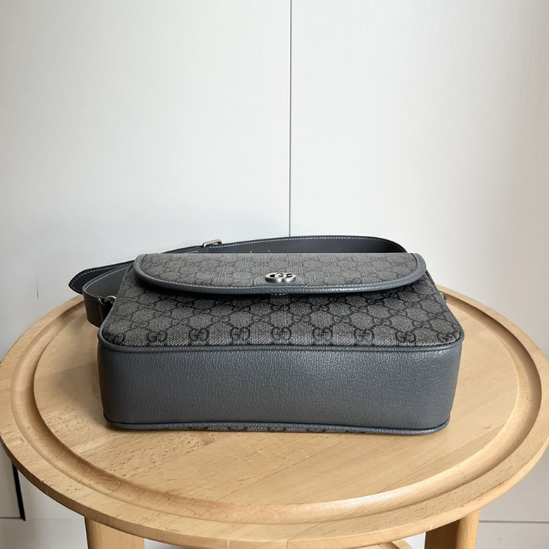 GUCCI グッチ オフィディア GG スモール ショルダーバッグ グレー GU724704 - 画像 (4)