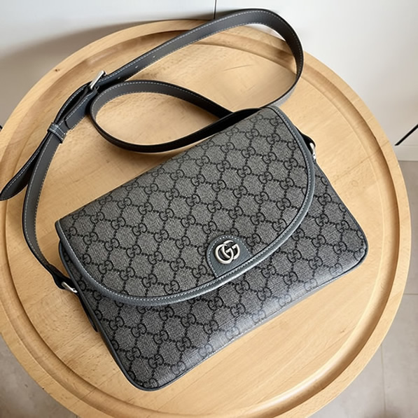 GUCCI グッチ オフィディア GG スモール ショルダーバッグ グレー GU724704 - 画像 (5)