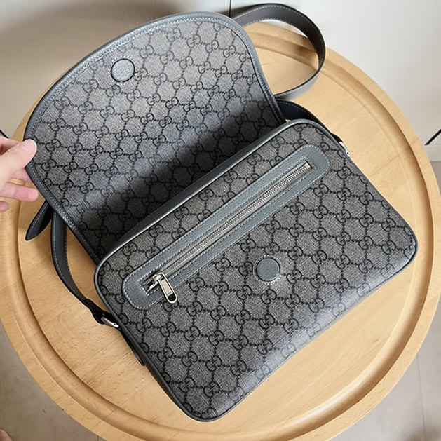 GUCCI グッチ オフィディア GG スモール ショルダーバッグ グレー GU724704 - 画像 (6)