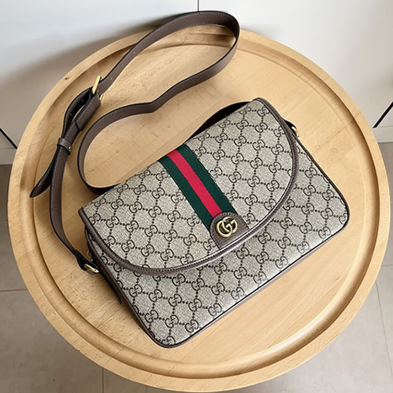 GUCCI グッチ オフィディア GG ミディアム ショルダーバッグ ベージュ GU724704 - 画像 (5)