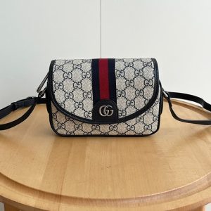 GUCCI グッチ オフィディア GG スモール ショルダーバッグ ベージュ&ブルー GU772239