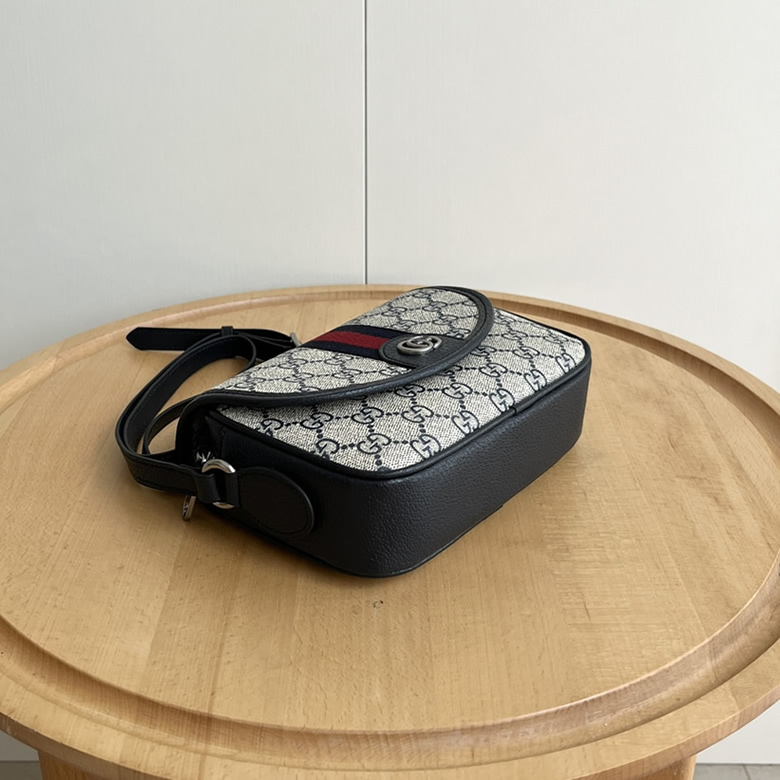 GUCCI グッチ オフィディア GG スモール ショルダーバッグ ベージュ&ブルー GU772239 - 画像 (5)