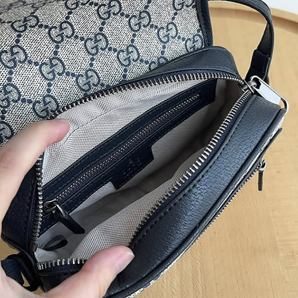 GUCCI グッチ オフィディア GG スモール ショルダーバッグ ベージュ&ブルー GU772239 - 画像 (8)