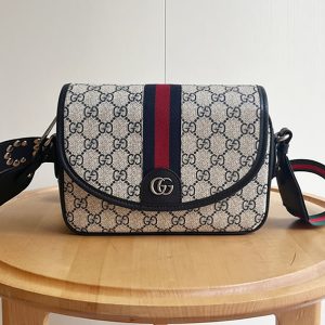 GUCCI グッチ オフィディア GG スモール ショルダーバッグ ベージュ&ブルー GU722117
