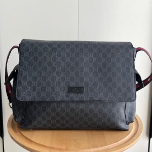 グッチ メッセンジャーバッグ GGスプリーム キャンバス グレー GU211131