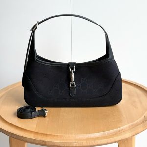 グッチ GGキャンバス ジャッキー ショルダーバッグ ブラック GU863137