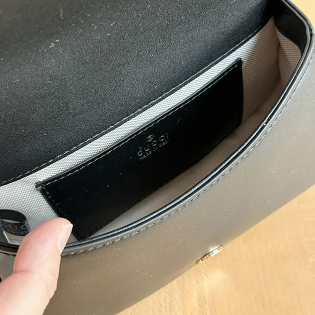 GUCCI ブロンディ スモール ショルダーバッグ ブラック レザー GU815700 - 画像 (7)