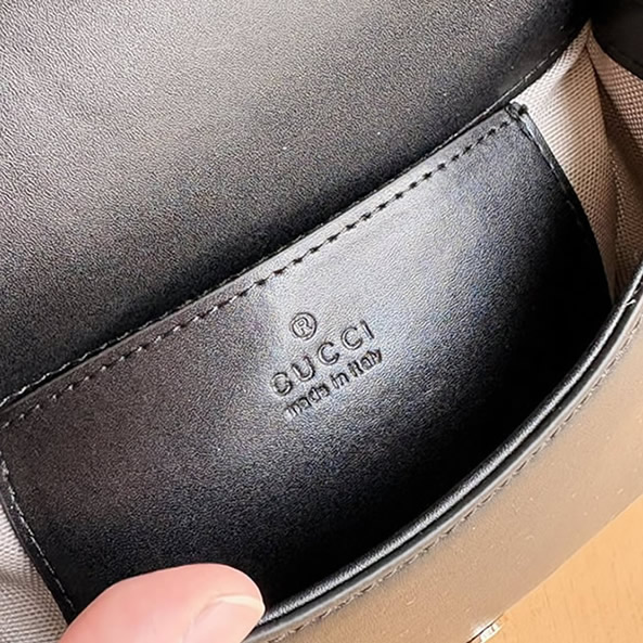 GUCCI ブロンディ スモール ショルダーバッグ ブラック レザー GU815700 - 画像 (8)