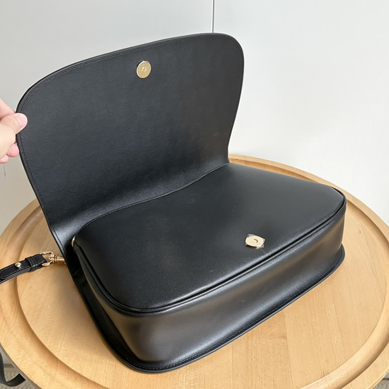 GUCCI ブロンディ スモール トップハンドルバッグ ブラック レザー GU815716 - 画像 (6)