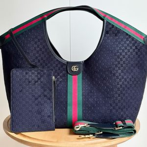 GUCCI オフィディア ラージ トートバッグ ネイビー GU853971