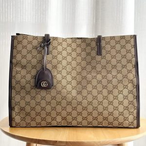 GUCCI GGキャンバス トートバッグ ベージュ GU875056