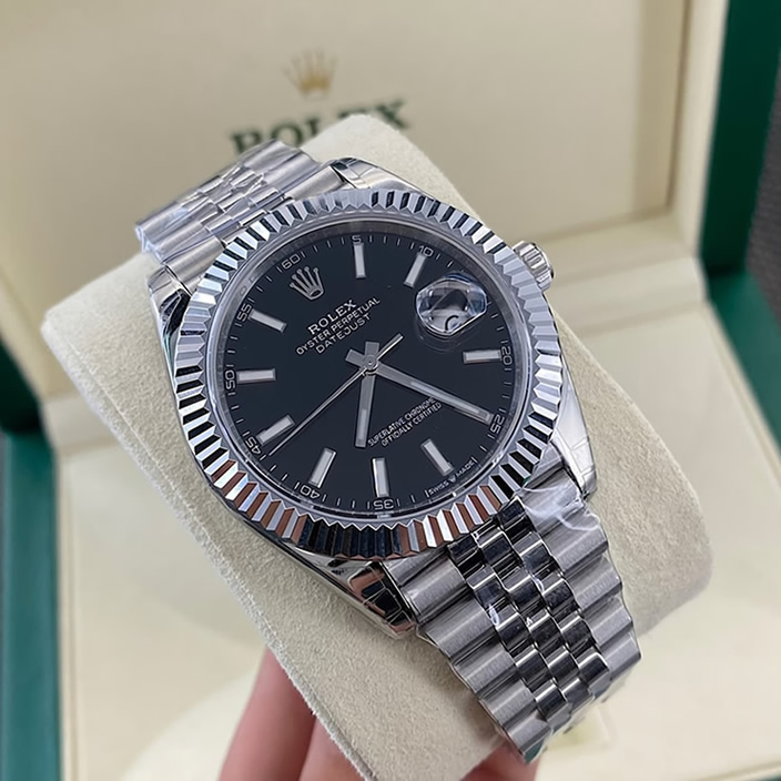 ROLEX ロレックス デイトジャスト 41 ブラック文字盤 126334