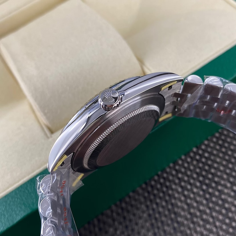 ROLEX ロレックス デイトジャスト 41 スレート文字盤 ダイヤ メンズ 腕時計 126334 - 画像 (7)